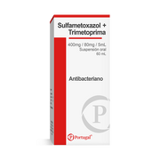 Sulfametoxazol + Trimetoprima 400/80Mg/5Ml X 60 Ml C/C